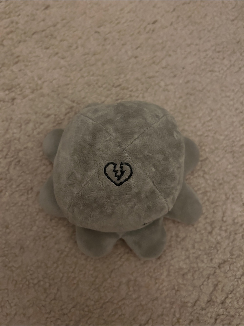 Reversible Pink and GreyEmoji Octopus Plush - Picture 6 of 8